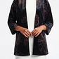 Chaqueta Kimono de Terciopelo con Estampado Floral LOFT (Talla Unica) SHOWROOM - Miniatura 1