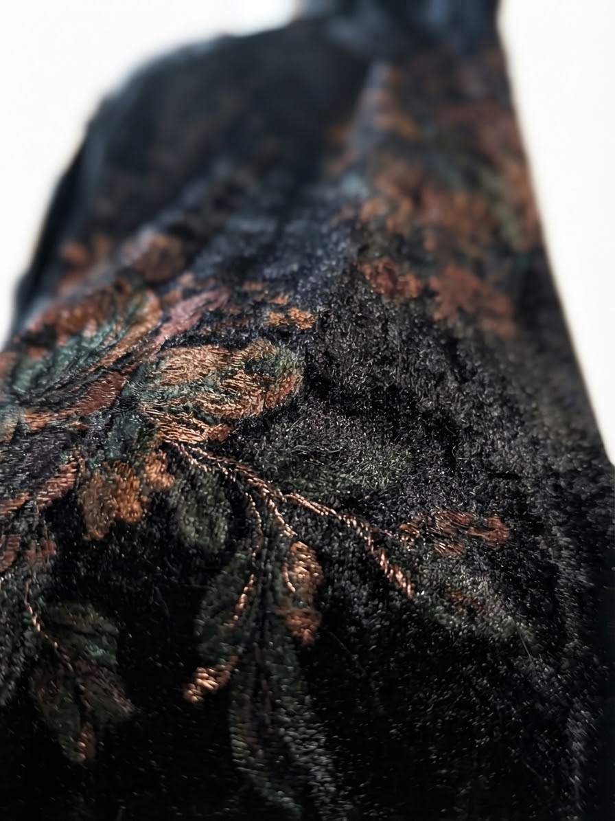 Chaqueta Kimono de Terciopelo con Estampado Floral LOFT (Talla Unica) SHOWROOM 3