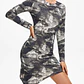 Vestido Corto Ajustado con Espalda Abierta H&M (L) NUEVO CON ETIQUETAS - thumbnail 1