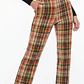 Pantalón Tipo Calza People Escocés A Cuadros FREE PEOPLE (S-XS) NUEVO - Miniatura 1