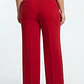 Pantalón De Vestir Rojo Recto SONIA MELEJ (XL-46) NUEVO CON ETIQUETAS - thumbnail 2