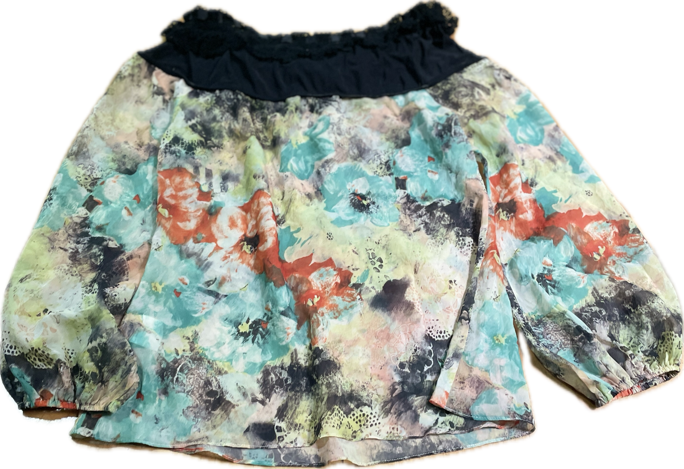 Blusa Fluída Cuello Bote Off Shoulder RYU (M) SHOWROOM 3