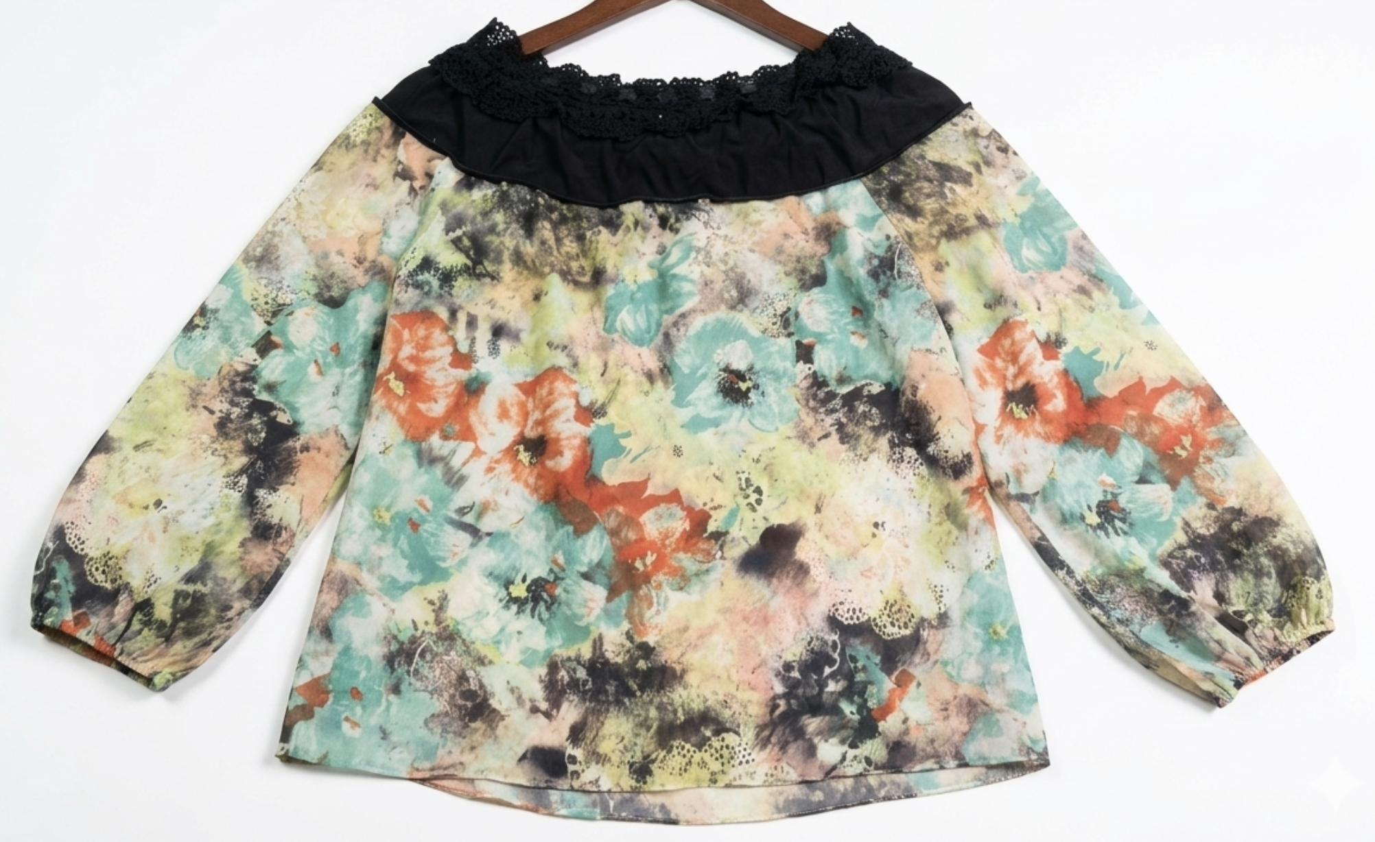 Blusa Fluída Cuello Bote Off Shoulder RYU (M) SHOWROOM 4