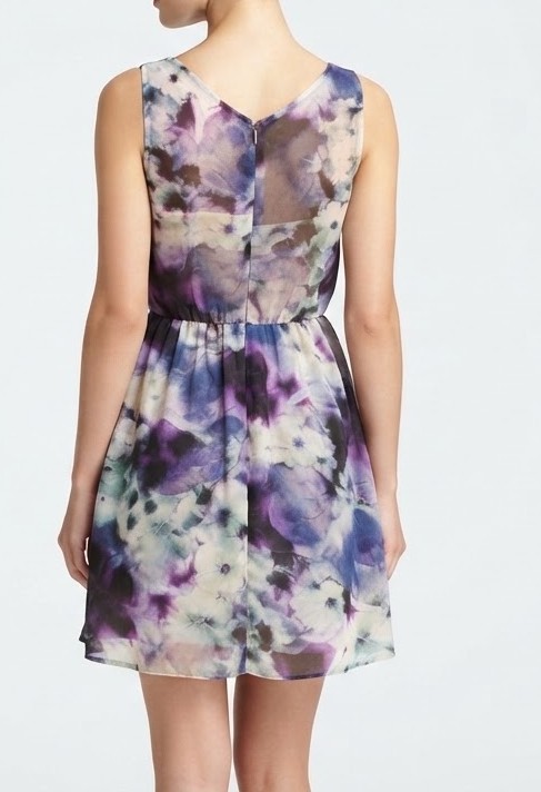 Vestido Estampado Monet BUFFALO DAVID BITTON (M) NUEVO CON ETIQUETAS 2