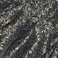 Vestido De Fiesta Brocado Plateado / Negro Con Pliegues BLACK LABEL (XL) NUEVO - Miniatura 4