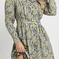 Vestido Corto con Cuello alto y Estampado Psicodélico TOPSHOP (S) NUEVO  - thumbnail 1