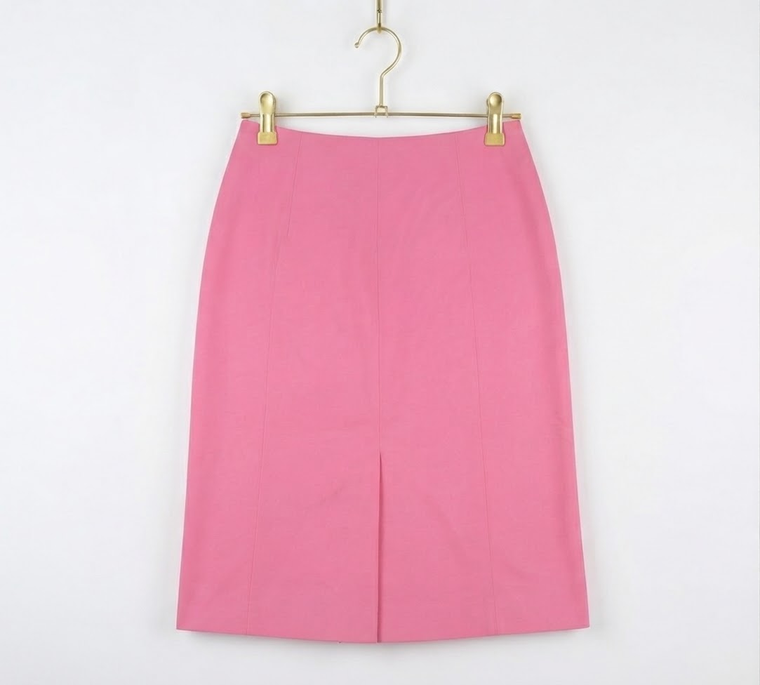 Falda Corta Rosa De Corte A Con Abertura Posterior LOFT (M-38) SHOWROOM 2