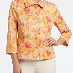 Chaqueta Blazer Floral COLDWATER CREEK (S) SHOWROOM