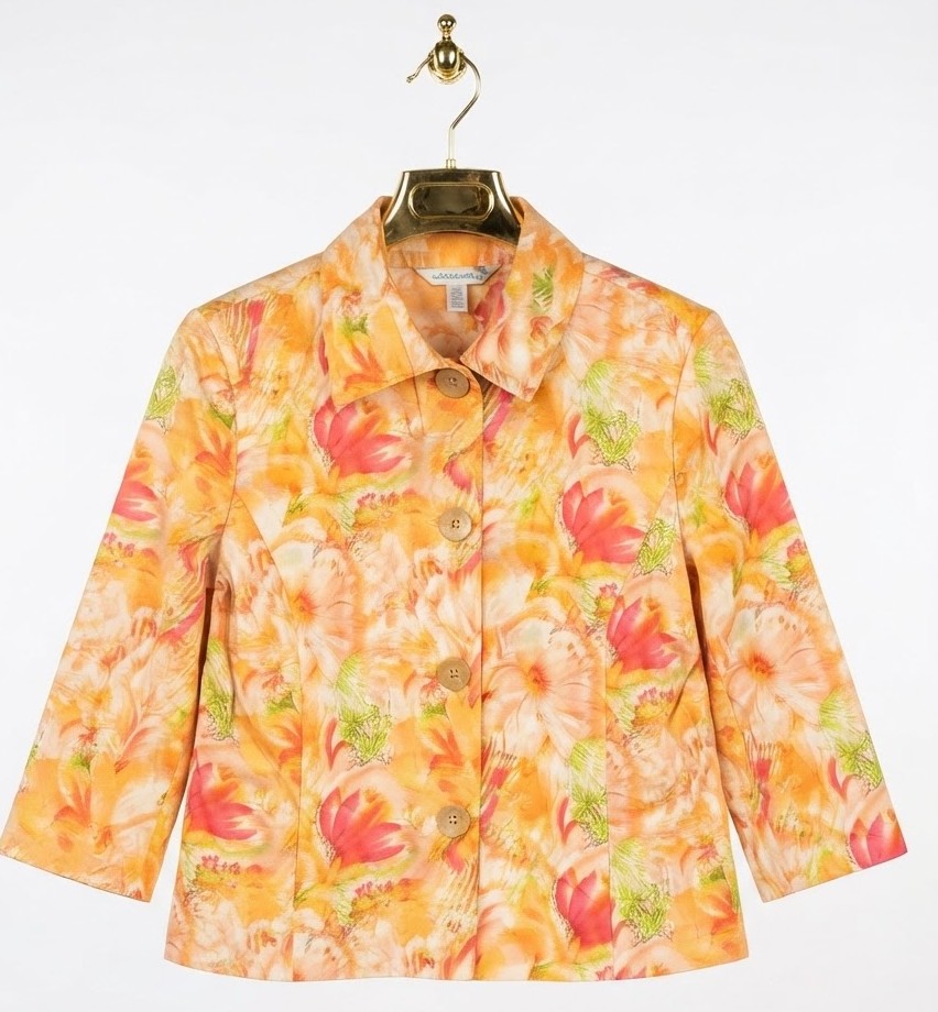 Chaqueta Blazer Floral COLDWATER CREEK (S) SHOWROOM 3