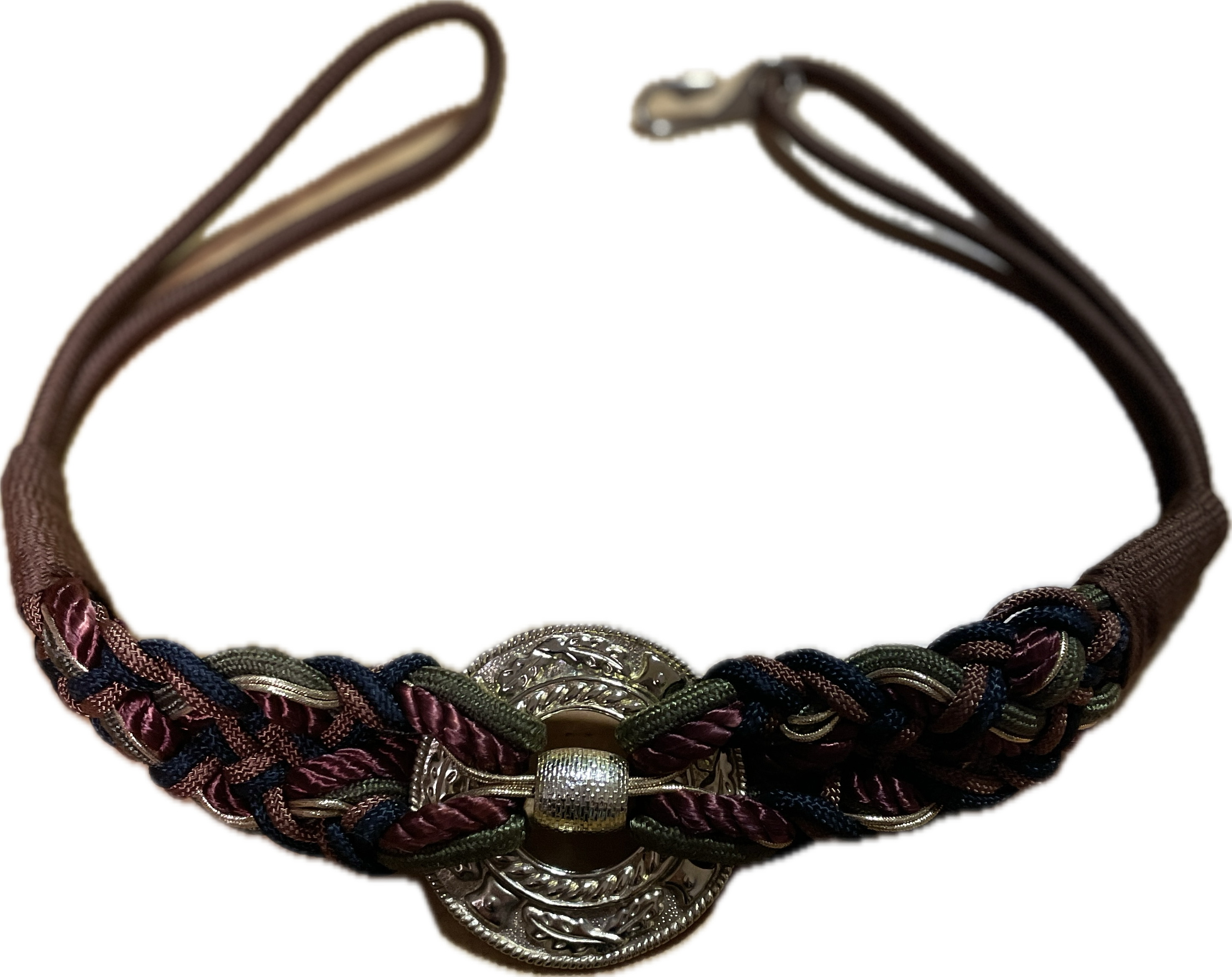 Cinturón Trenzado Cord Belt con Broche Barroco TRUE VINTAGE (S-M) NUEVO 2