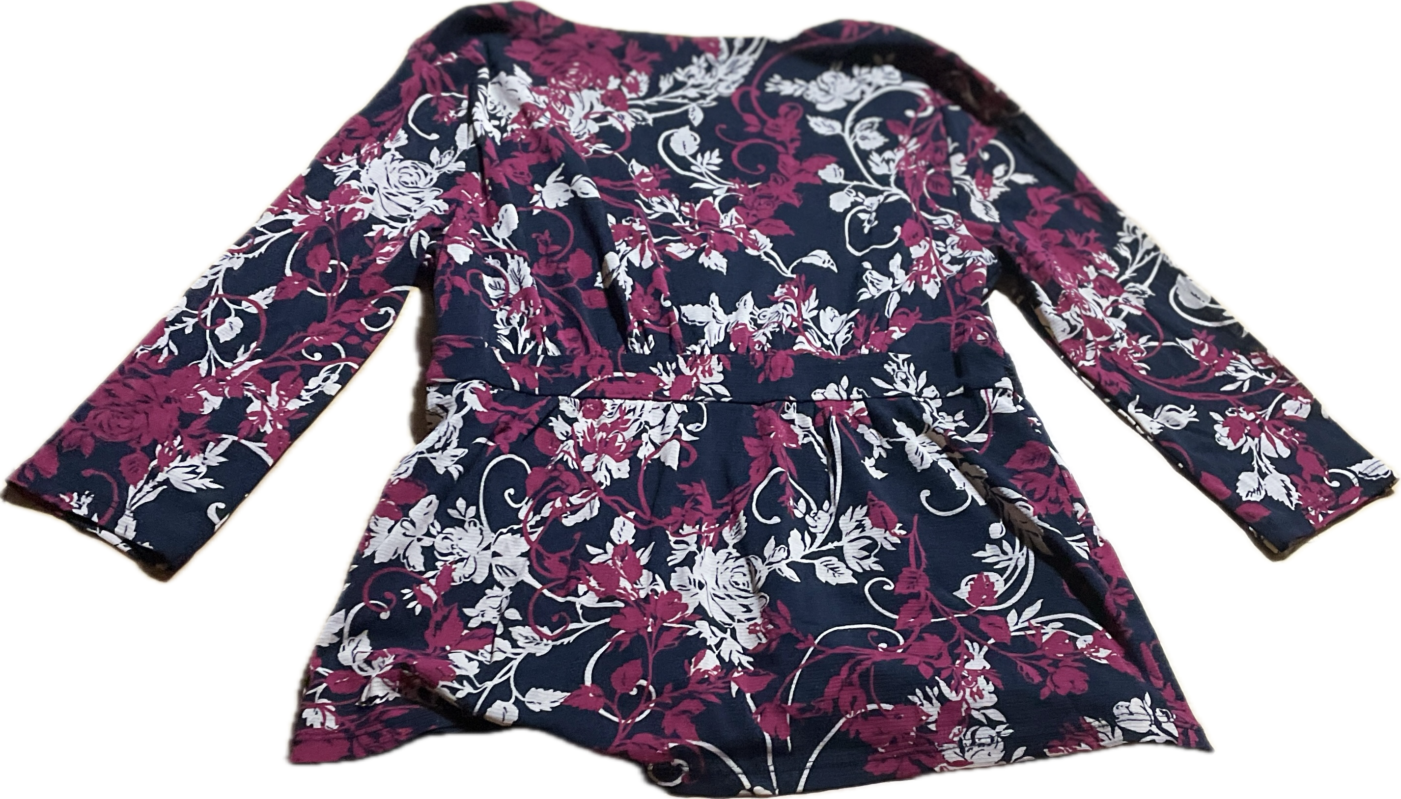Top Peplum Malla Floral Estética Y2K APT 9. (S-M)  4