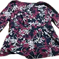 Top Peplum Malla Floral Estética Y2K APT 9. (S-M)  - thumbnail 4