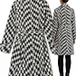 Abrigo Trench Pata de Gallo DESIGUAL (S)  - thumbnail 2