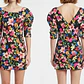 Vestido Floral con Mangas Abullonadas y Escote en V Posterior NICOPOLY (M-L) NUEVO CON ETIQUETAS - thumbnail 2