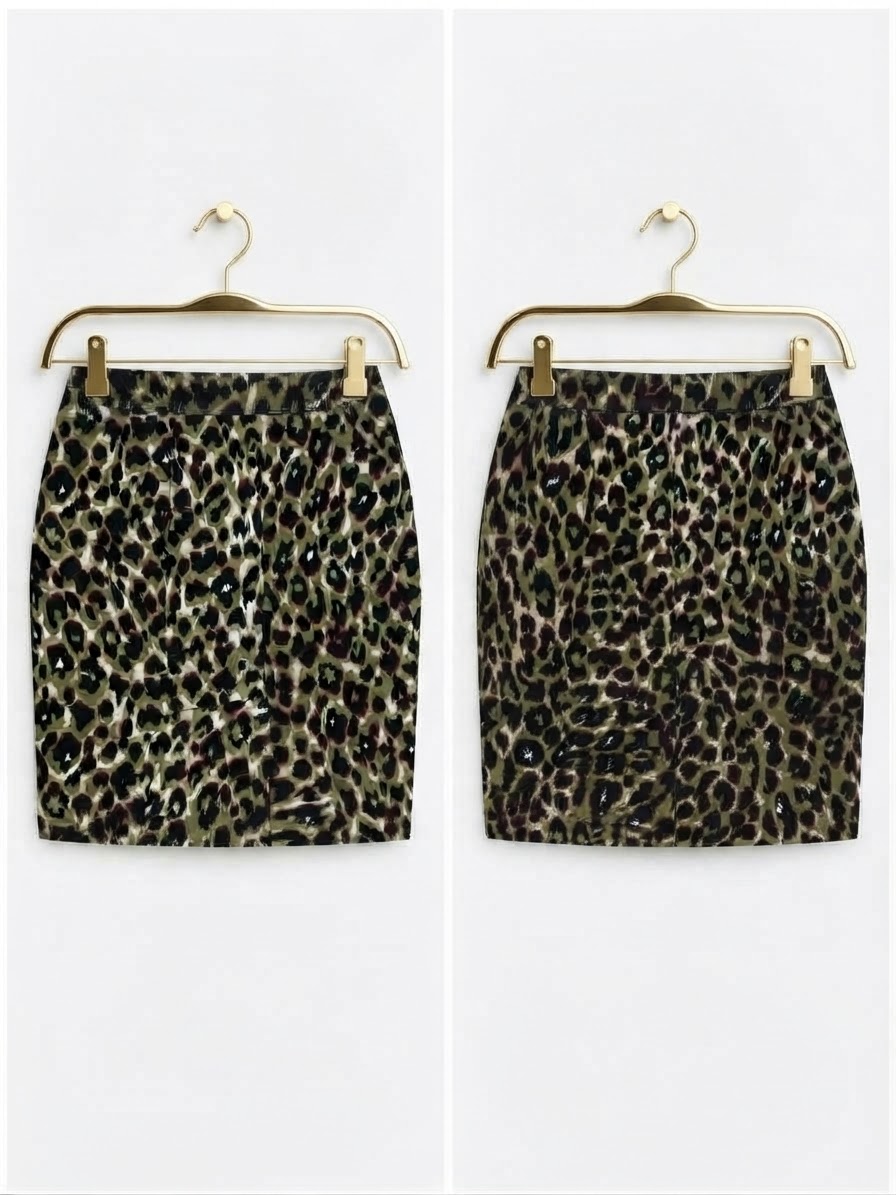 Falda Animal Print Leopardo ANN TAYLOR (XS) SHOWROOM  1