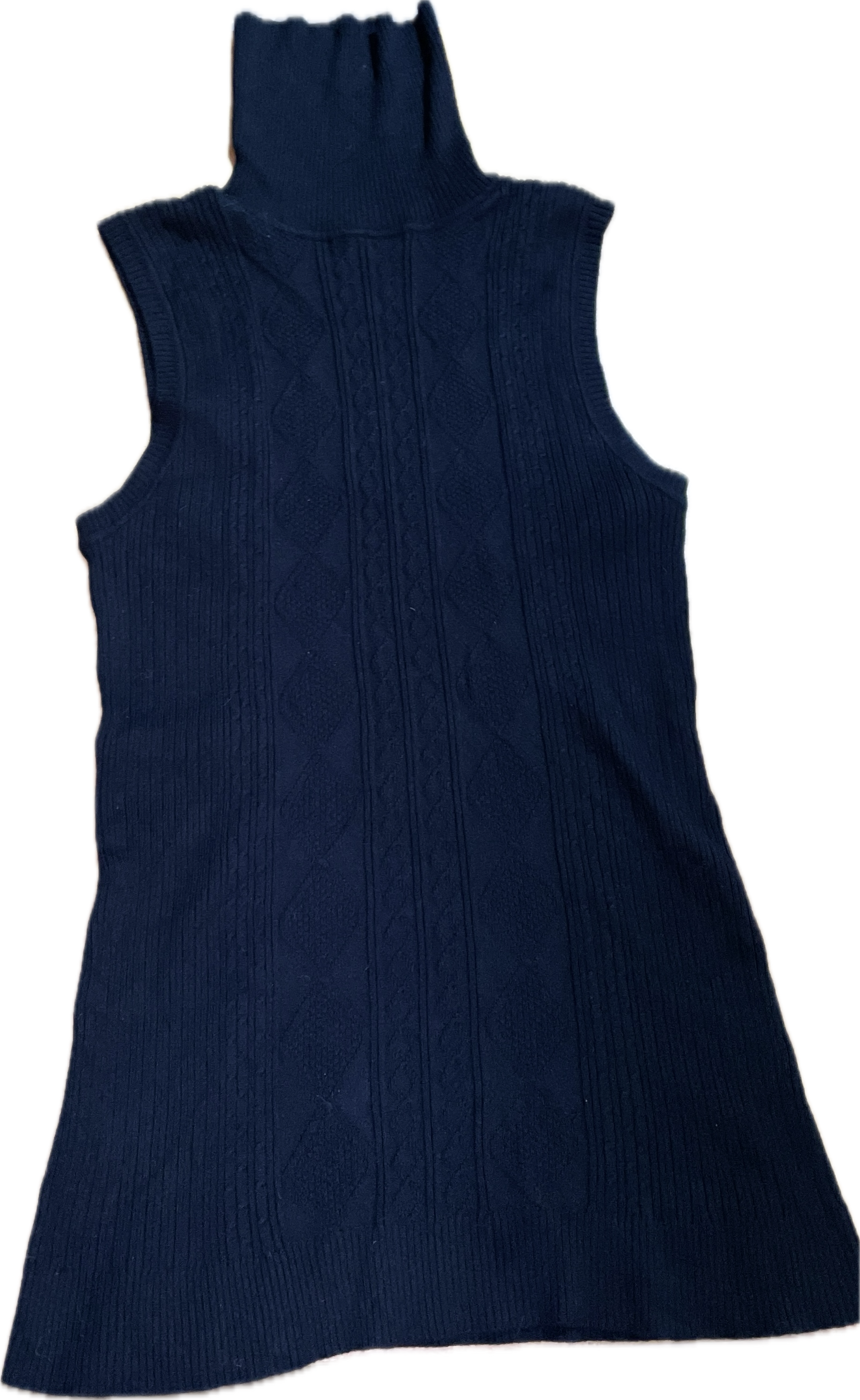 Chaleco Sin Mangas Tejido Ligero Acanalado Trenzado UNBRANDED (S-M) 3