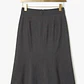 Falda Elegante Gris Marengo Sastrería Italiana Max Mara (S) SHOWROOM - thumbnail 3