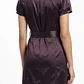 Vestido Trench Cruzado Tafetan Satinado  OC BY OLEG CASSINI (M) TRUE VINTAGE - thumbnail 2