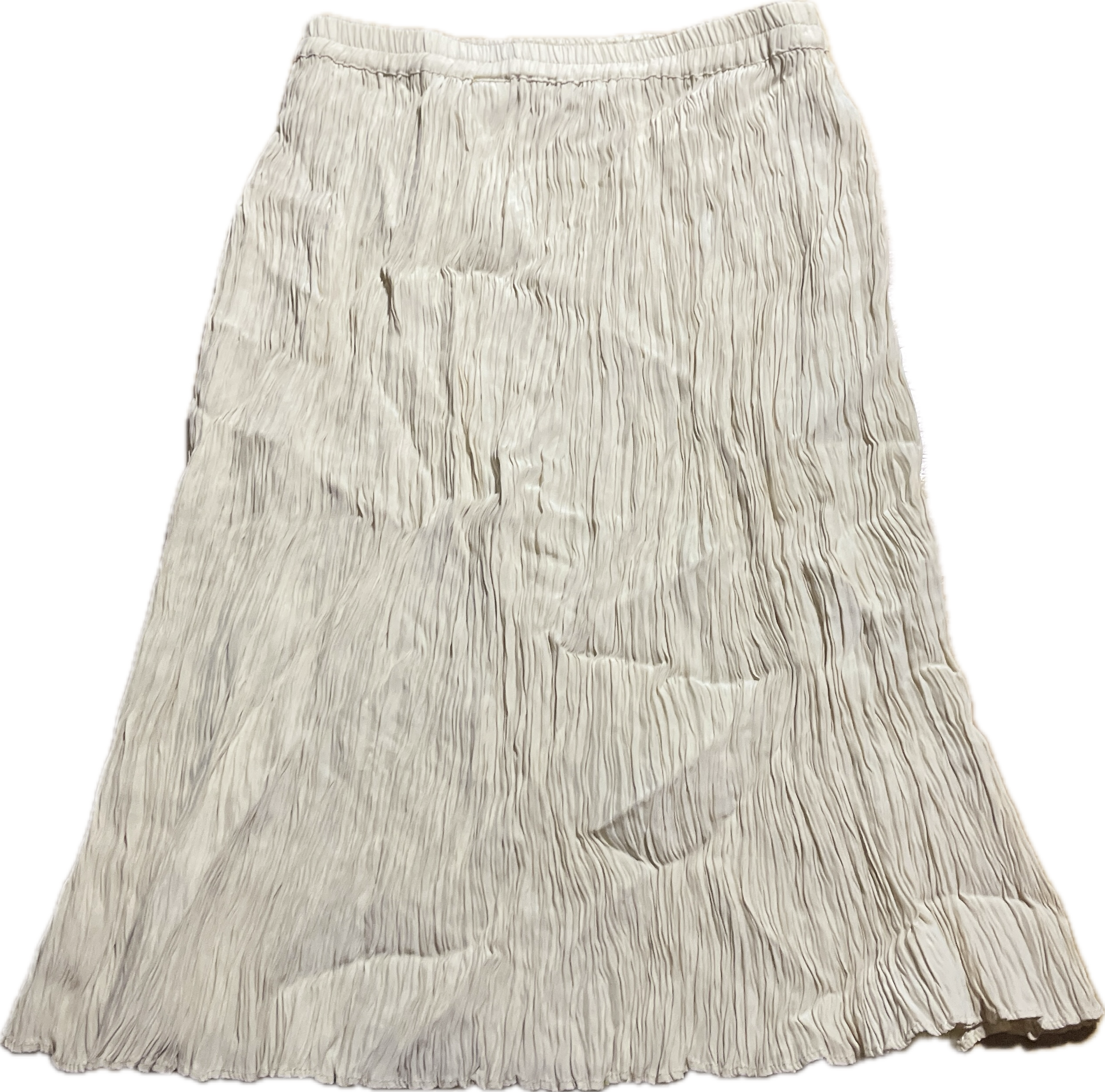 Falda Midi Plisada 100% Seda Alta Gama MADE IN THE U.S (XS-S) TRUE VINTAGE  4