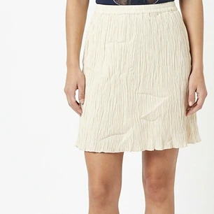 Falda Midi Plisada 100% Seda Alta Gama MADE IN THE U.S (XS-S) TRUE VINTAGE 