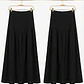 Falda Larga Maxi Negra con Vuelo VALIJA (S) NUEVO CON ETIQUETAS - thumbnail 2
