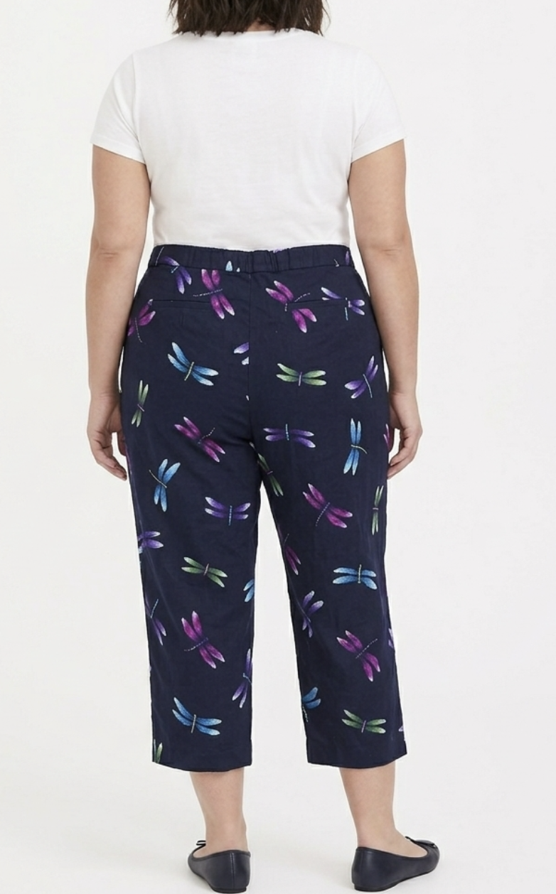 Pantalón Tapered Capri Art To Wear BRIGGS NEW YORK (XL) SHOWROOM 2