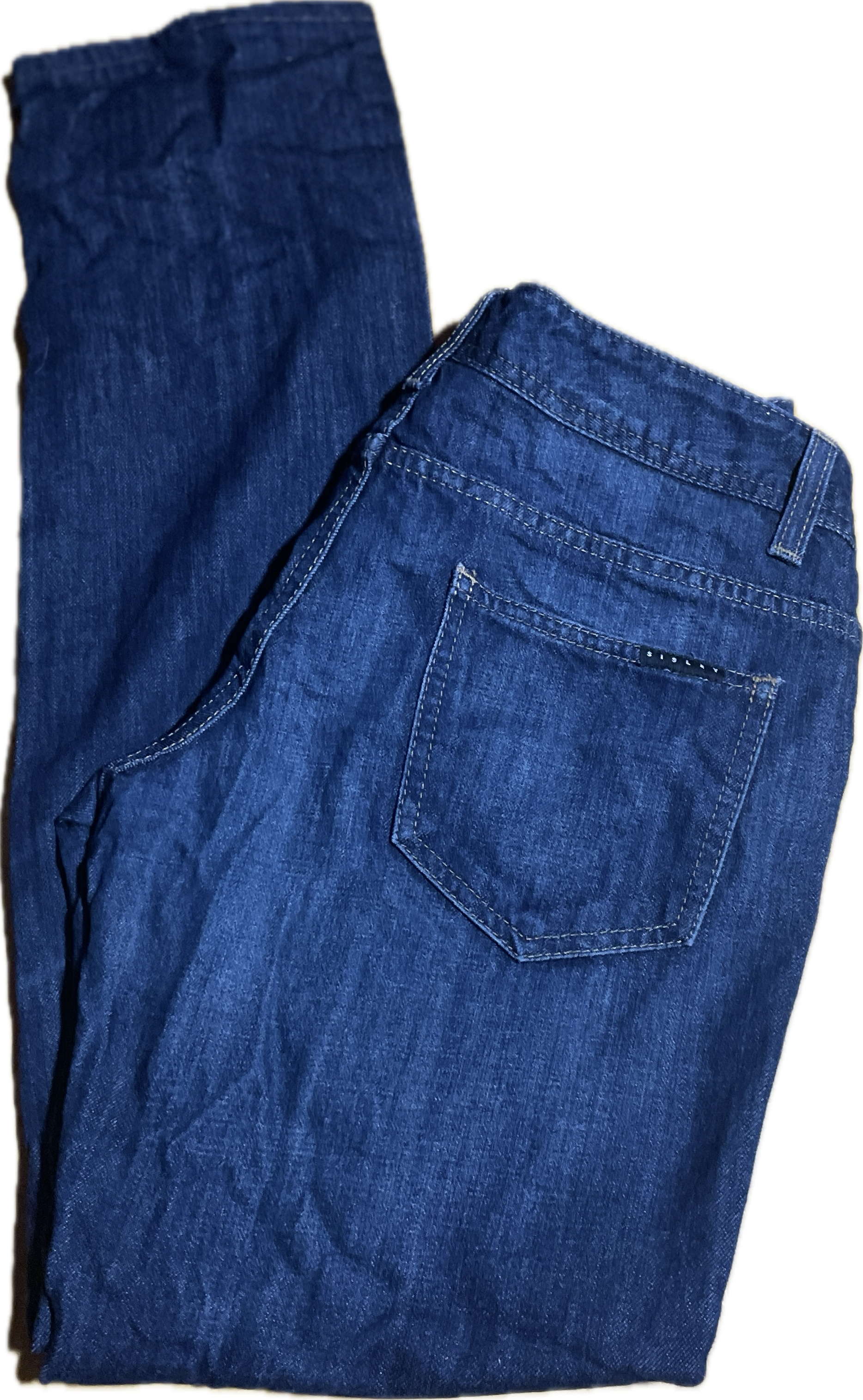 Jeans Bootcut Tiro Medio Bajo Washed SISLEY (XS) 3