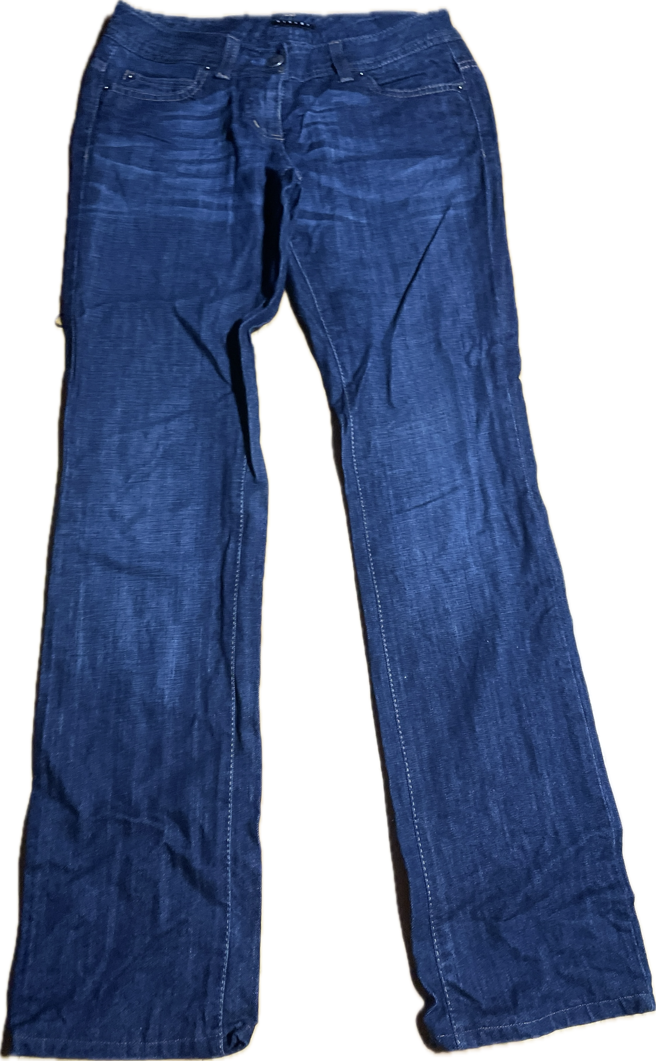Jeans Bootcut Tiro Medio Bajo Washed SISLEY (XS) 6