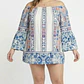 Vestido Túnica Off Shoulder Mosaicos NICOPOLY (M-L) NUEVO CON ETIQUETAS - Miniatura 1