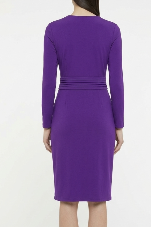 Vestido Jenesis Cóctail Wrap Cruzado BCBG MAXAZRIA (XS) SHOWROOM 2