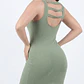 Vestido con Abertura Frontal y Espalda Descubierta Tiras TOPSHOP (L) NUEVO CON ETIQUETAS - Miniatura 2