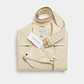 Chaqueta Biker Cropped de Ecocuero Beige con Cinturón TOPSHOP (L) NUEVO CON ETIQUETAS - Miniatura 3