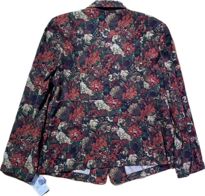 Blazer Estructurado Flores ELEMENTZ (XL) NUEVO CON ETIQUETAS 5