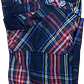 Camisa Tartán Funnel Neck Botón Pedrería J.CREW (S-M) NUEVO - Miniatura 4