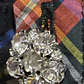 Camisa Tartán Funnel Neck Botón Pedrería J.CREW (S-M) NUEVO - Miniatura 5