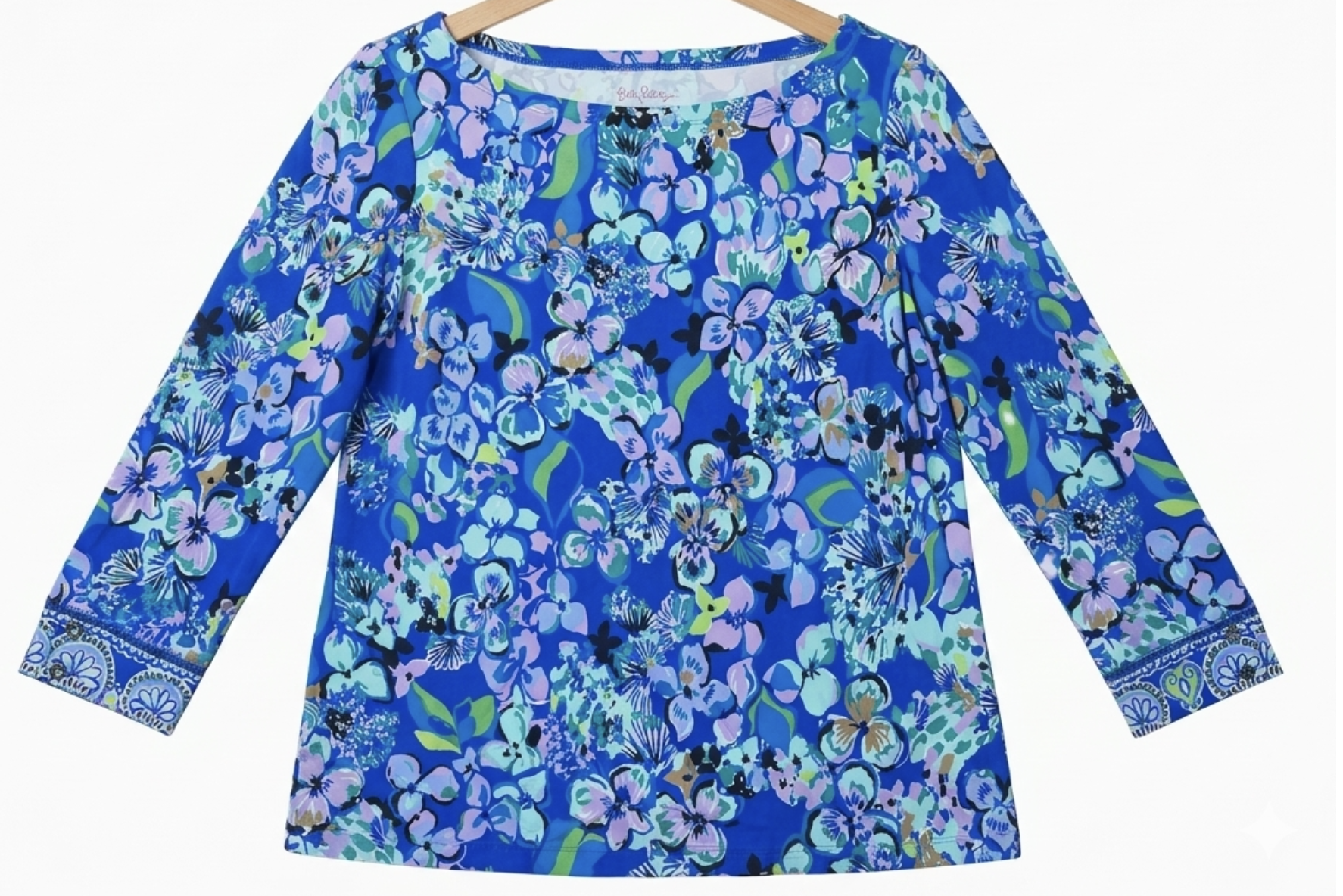 Túnica Marilina Long Sleeve Floral LILY PULITZER (M) NUEVO 2