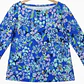 Túnica Marilina Long Sleeve Floral LILY PULITZER (M) NUEVO - thumbnail 2