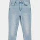Jeans Modelo Leigh Skinny Azul Claro Tiro Medio Elásticos TOPSHOP (S-38) NUEVO - thumbnail 2