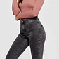 Jeans Modelo Joni Skinny Tiro Alto Negro Deslavado TOPSHOP (S-36) NUEVO - thumbnail 2