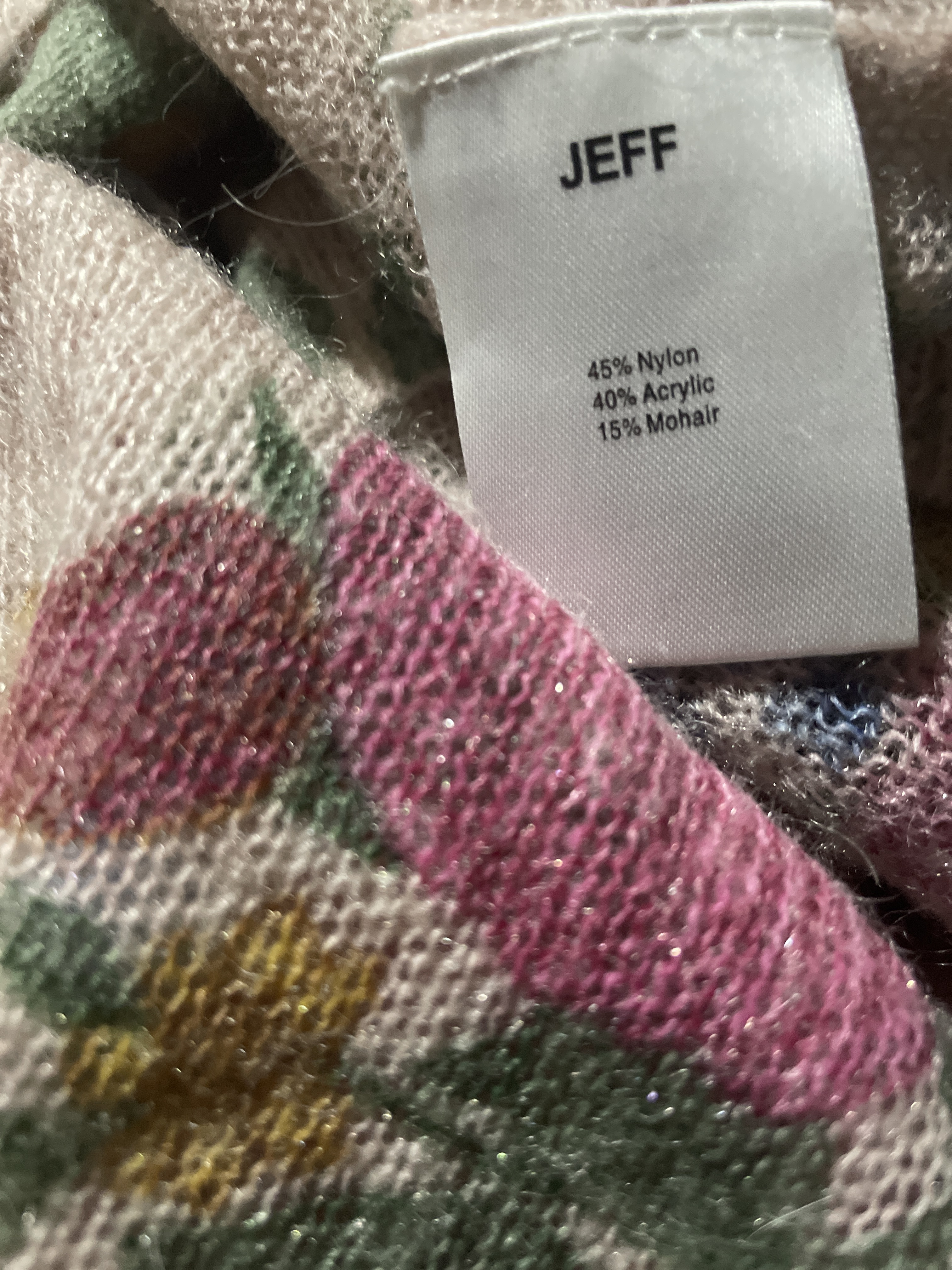 Suéter Ligero Romántico 15% Angora JEFF BRUSSELS (S-M) 5