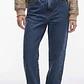 Jeans Mom Classic Azul Vintage Tiro Alto Rígidos TOPSHOP (M-40) NUEVO - thumbnail 1