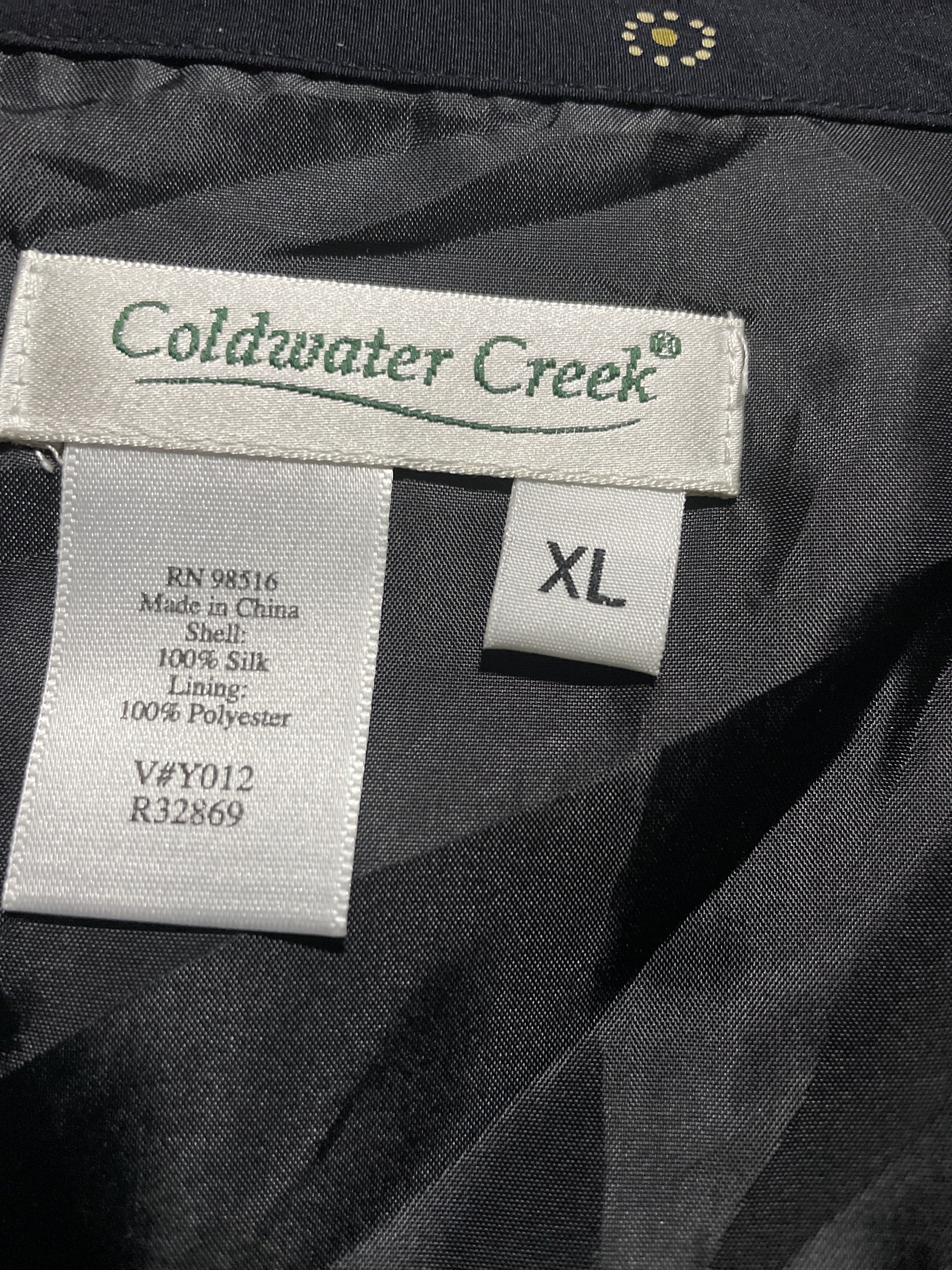 Falda Larga 100% Seda Bandana Faux Wrap COLDWATER CREEK (XL) NUEVO CON ETIQUETAS  6