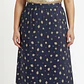 Falda Larga 100% Seda Bandana Faux Wrap COLDWATER CREEK (XL) NUEVO CON ETIQUETAS  - Miniatura 1