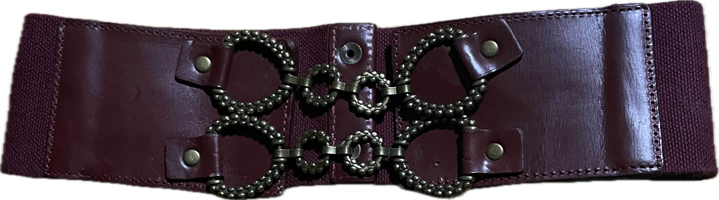 Cinturón Corsetero Cuero Doble Argolla FREE PEOPLE (XS-S)  2
