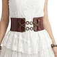 Cinturón Corsetero Cuero Doble Argolla FREE PEOPLE (XS-S)  - Miniatura 1
