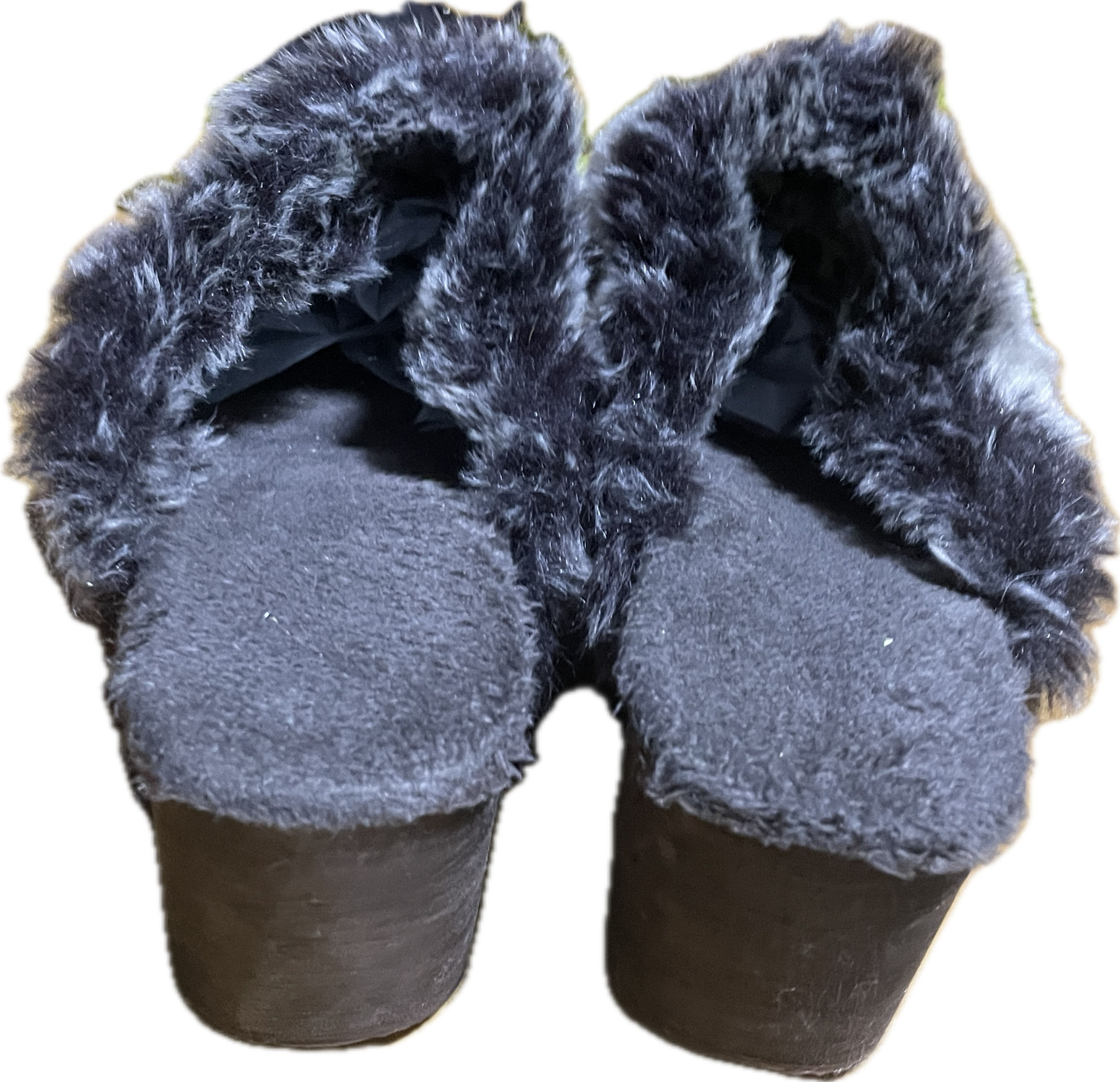 Zuecos Gamuza Faux Fur Tachas RAPSODIA (37) NUEVOS 4