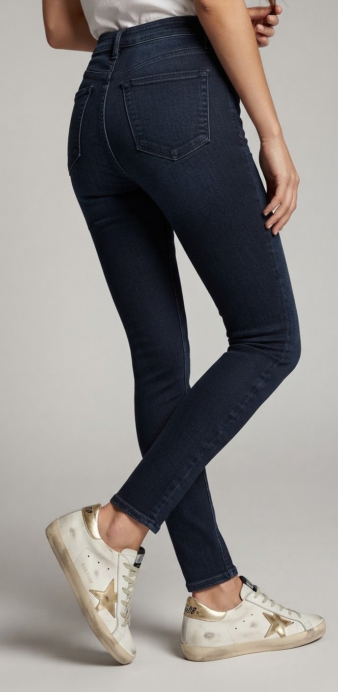 Jeans Jamie Azul Negro TOPSHOP (XS-34/36) NUEVO 2
