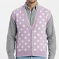 Chaleco Sin Mangas Polka Dot Rosa DELIVERY LTD TRUE VINTAGE UNISEX (L) NUEVO - thumbnail 2