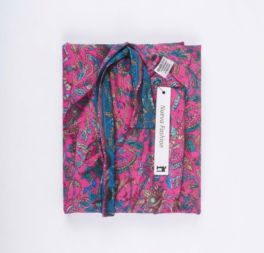 Blusa Crop Cruzada Boho Mangas Acampanadas Estampado Paisley NUEVA FASHION (S-M-L) NUEVO CON ETIQUETAS 2