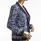 Blazer Estampado Paisley y Azulejo con Solapa de Satén APT 9 (M) SHOWROOM - thumbnail 4